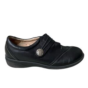 FINN COMFORT Germany Galway Black Napa Shoes 40 EU